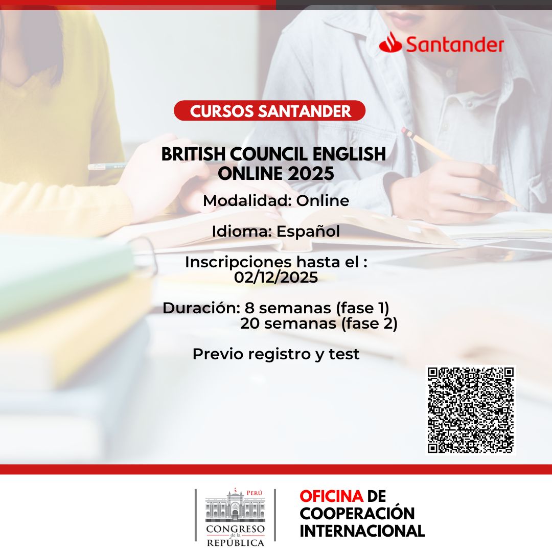 Imagen y enlace para el curso Ingles Británico o British Council English