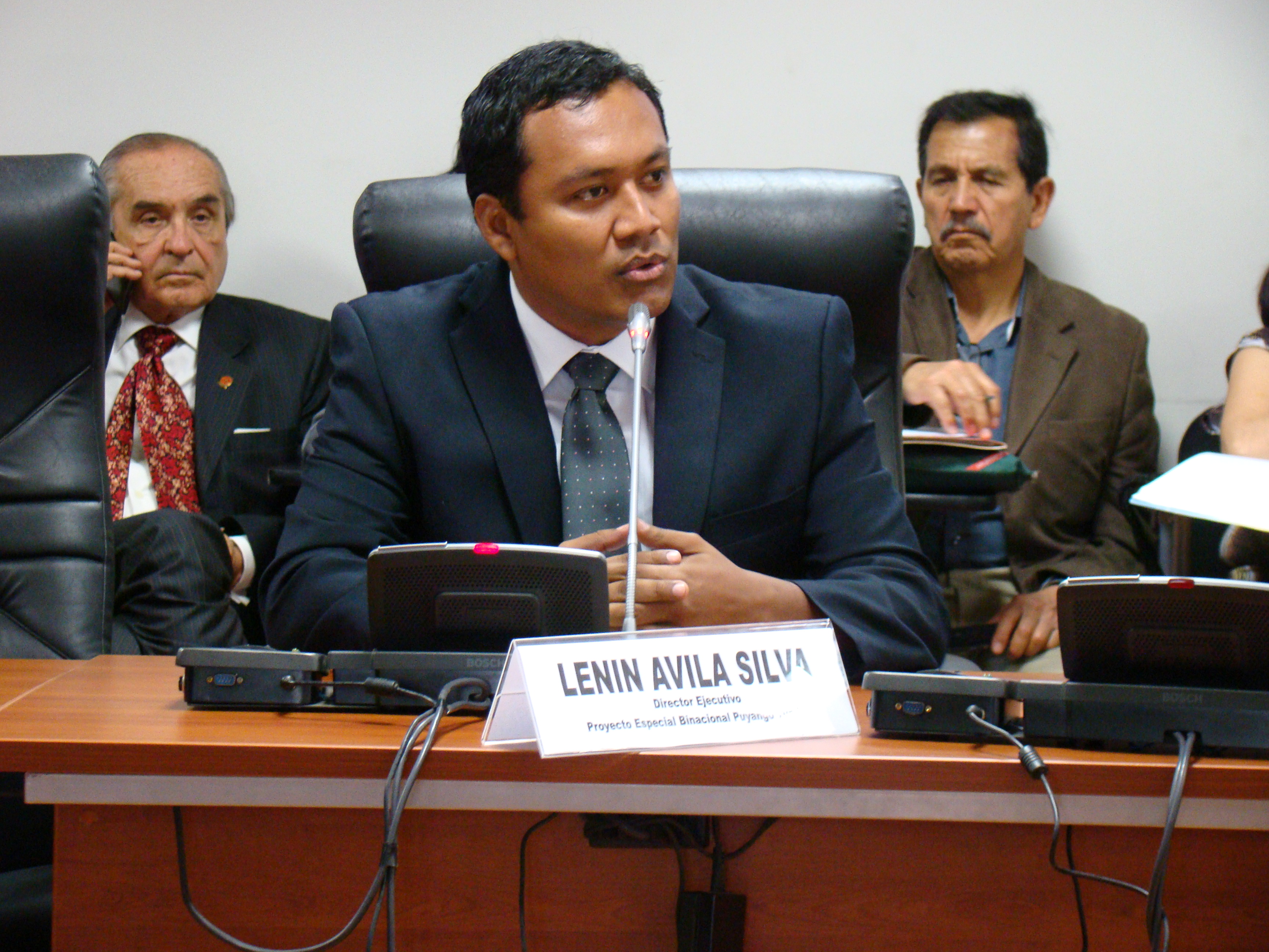 Ing. Lenin Harold Ávila Silva, Director Ejecutivo del Proyecto Especial Binacional Puyango Tumbes