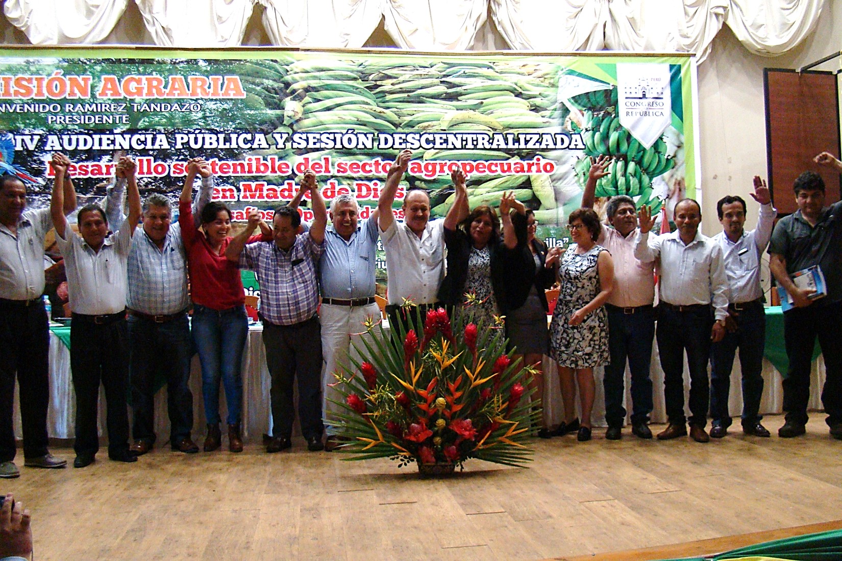 Fotos de la Audiencia Pública en Madre de Dios de la Comisión Agraria