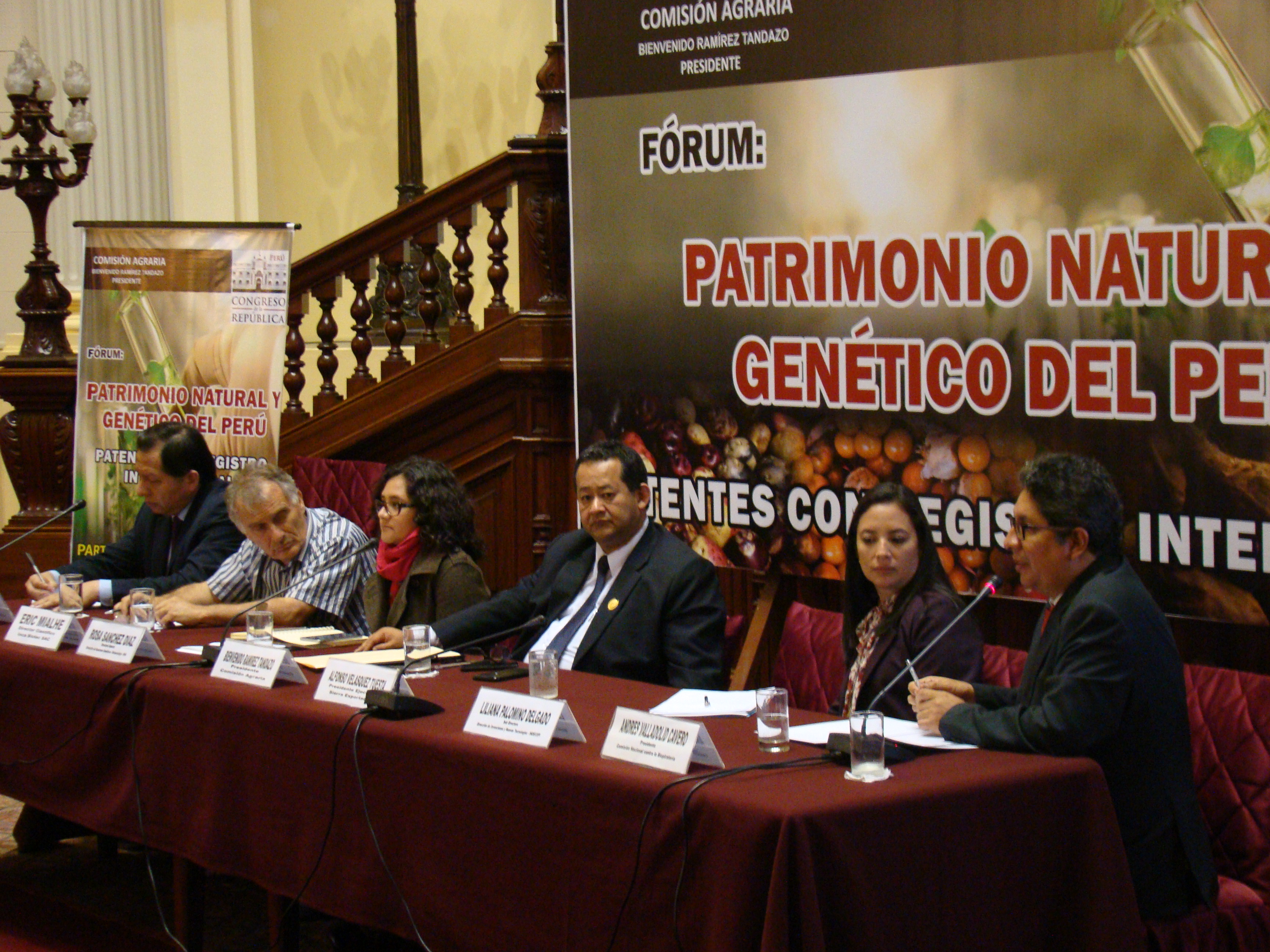 Foro Patrimonio Natural y Genético del Perú