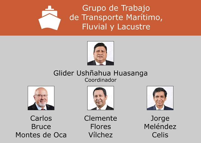 Grupo de Trabajo de Transporte Marítimo, Fluvial y Lacustre