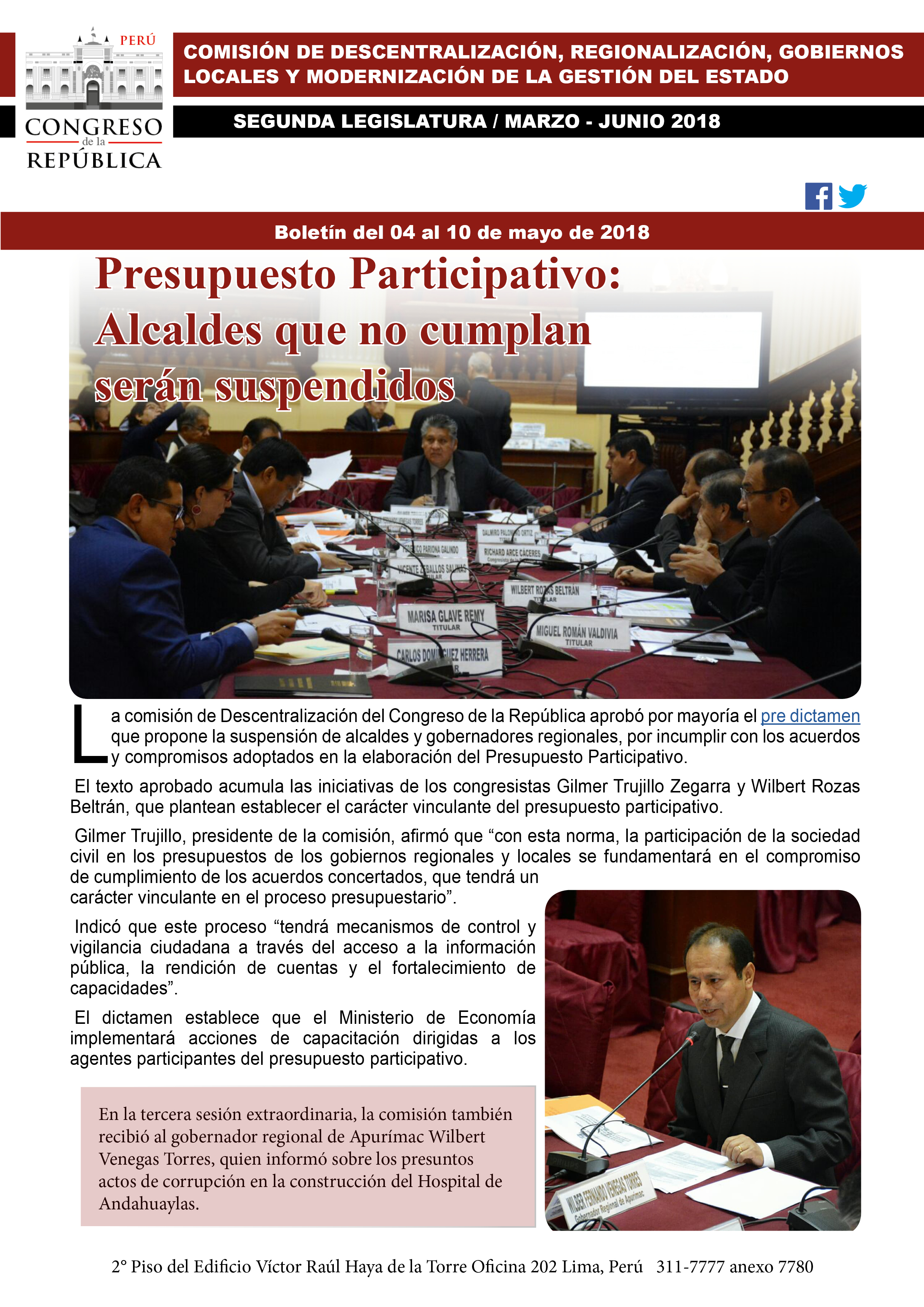 Boletín Semana 04-may al 10-may