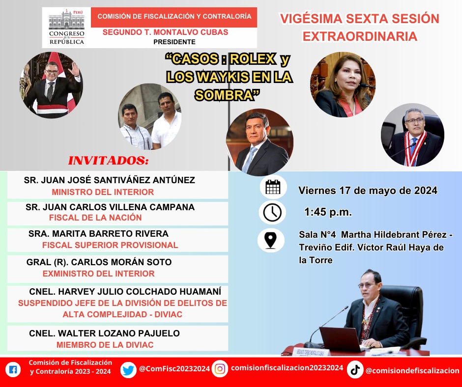 Vigesima Sexta Sesión Extraordinaria