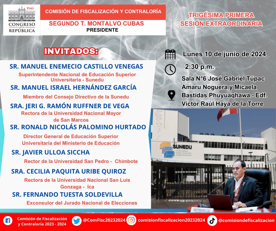 Trigésima Primera Sesión Extraordinaria