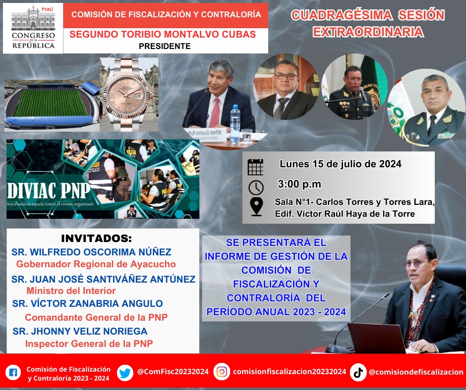 CUADRAGÉSIMA SESIÓN EXTRAORDINARIA