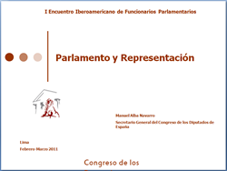 Parlamento y Representación