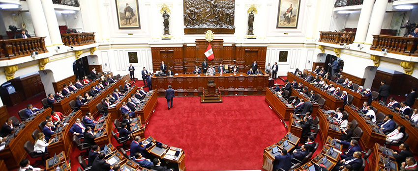 Congreso de la República del Perú - Organización Parlamentaria - Pleno
