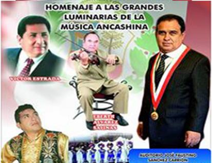 Congreso rendirá homenaje a renombrados artistas ancashinos
