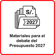 Materiales para el debate del Presupuesto 2027