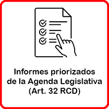Informes sobre temas priorizados de la Agenda Legislativa